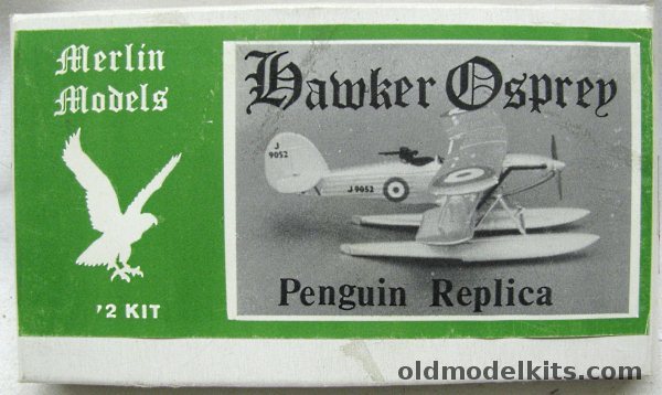 Merlin Models 1/72 Hawker Osprey Frog Penguin Replica plastic model kit